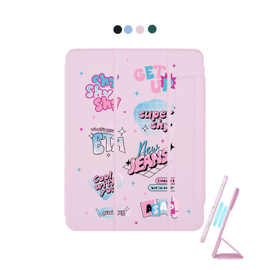 iPad Detachable Flip Cover - New Jeans Super Shy