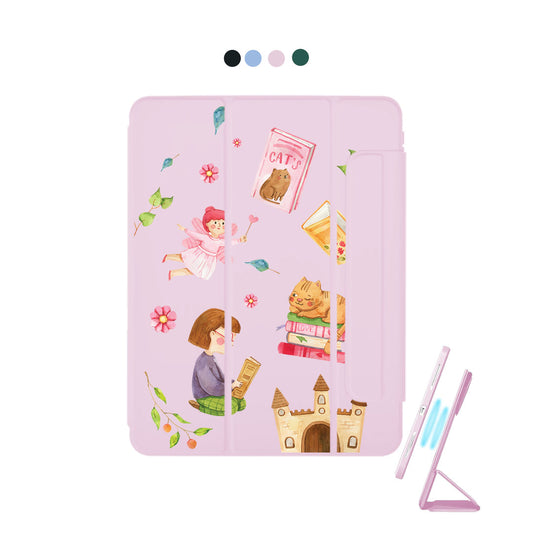 iPad Detachable Flip Cover - Fairy Cat