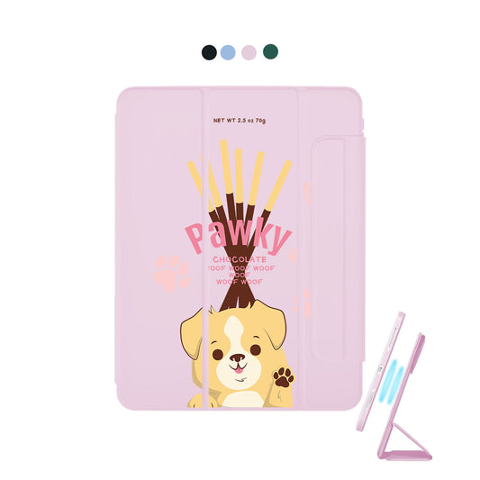 iPad Detachable Flip Cover - Pawky Dog