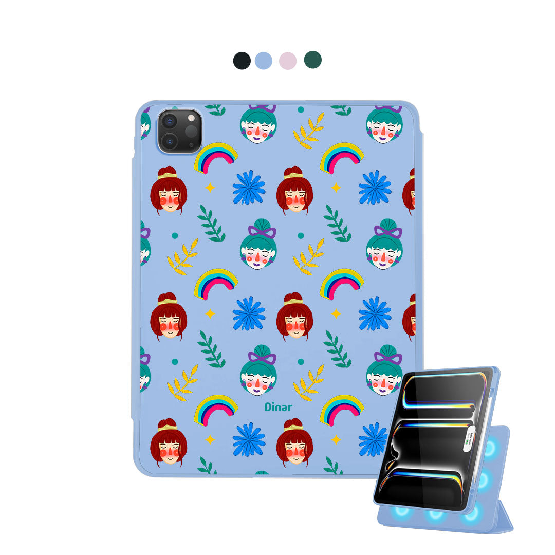 iPad Detachable Flip Cover - Unconditional Girl