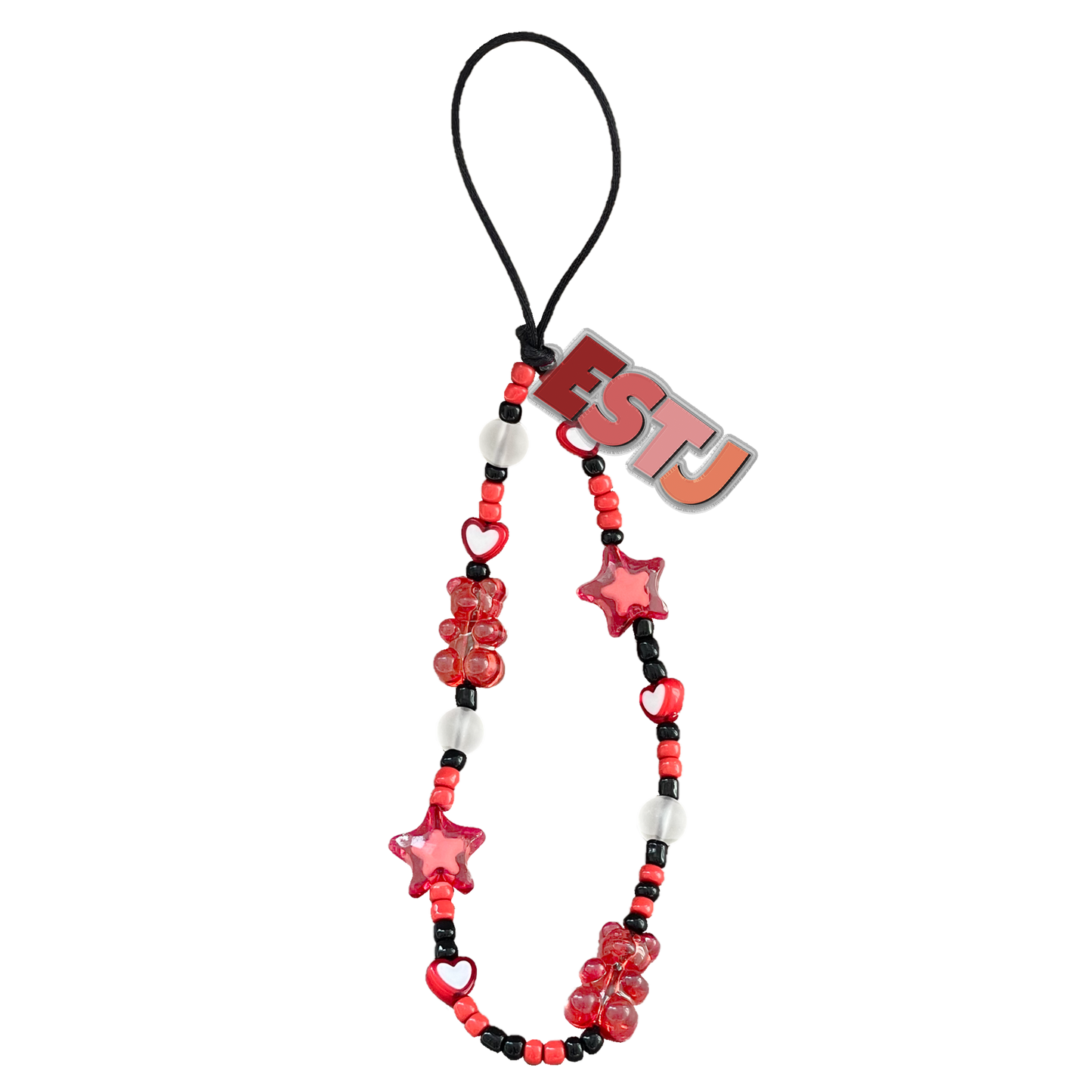 Beaded Strap with Acrylic Charm - ESTJ