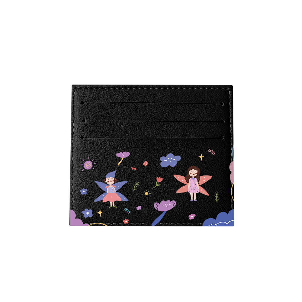 6 Slots Card Holder - Fairy Pattern