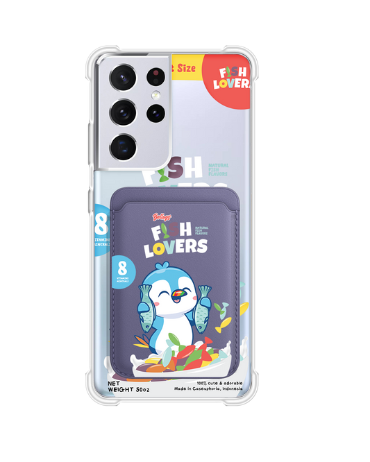 Android Magnetic Wallet Case - Fish Lovers