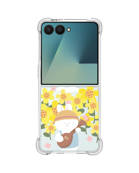 Android Flip / Fold Rearguard Hybrid - Bunny Ukulele