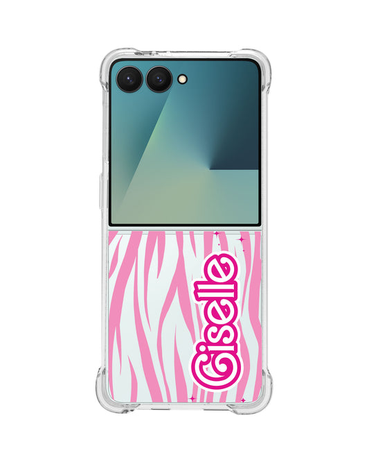 Android Flip / Fold Rearguard Hybrid - Barbie Zebra Pattern