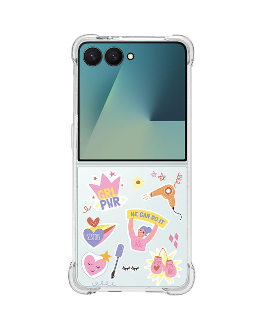 Android Flip / Fold Rearguard Hybrid - Girl Power Sticker Pack