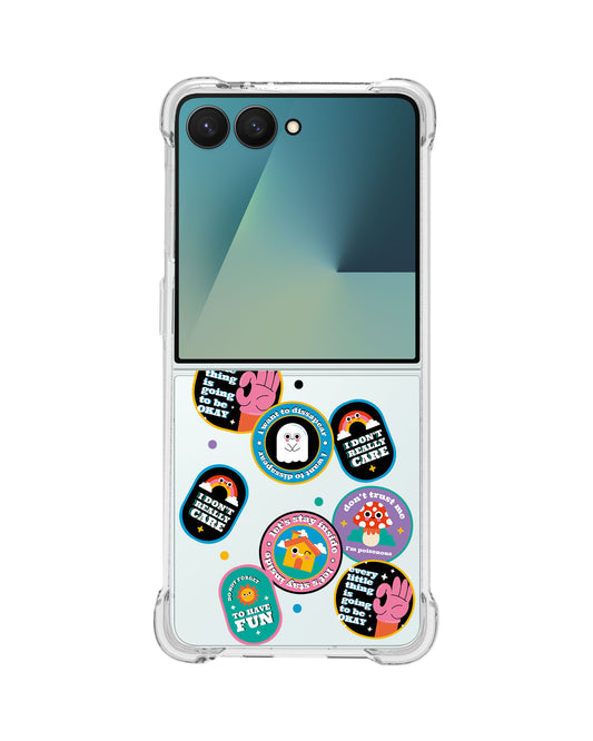Android Flip / Fold Rearguard Hybrid - Monster Sticker Pack