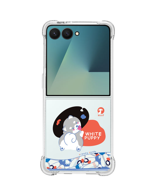 Android Flip / Fold Rearguard Hybrid - White Puppy