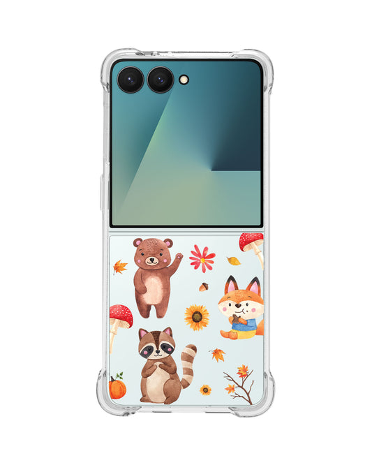 Android Flip / Fold Rearguard Hybrid - Autumn Animals