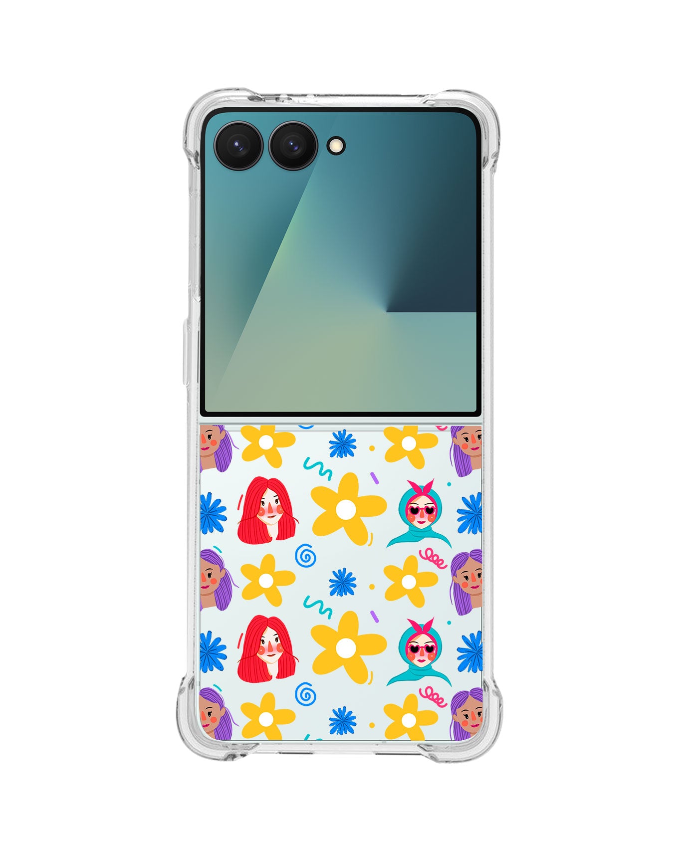 Android Flip / Fold Rearguard Hybrid - Daisy Faces