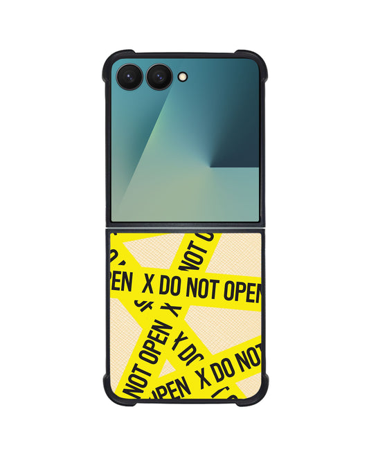 Android Flip / Fold Leather Grip - Do Not Open 2.0