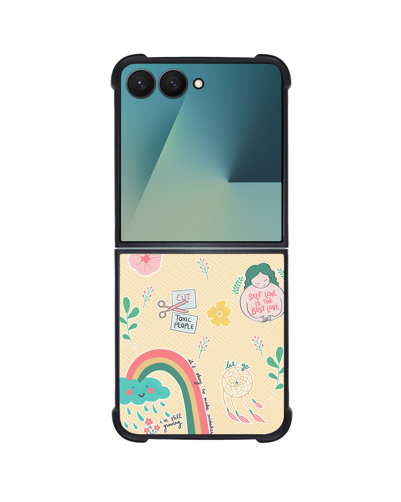 Android Flip / Fold Leather Grip - Self Love