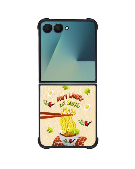 Android Flip / Fold Leather Grip - Go Eat Some Mie