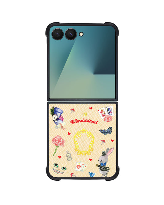 Android Flip / Fold Leather Grip - Wonderland