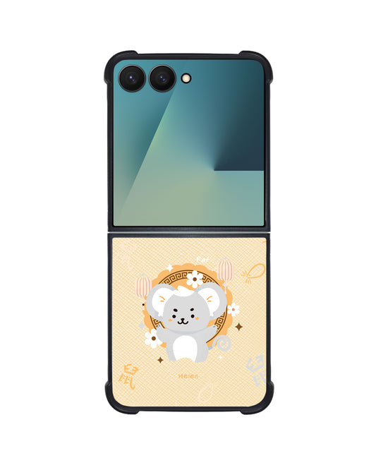 Android Flip / Fold Leather Grip - Rat (Chinese Zodiac / Shio)
