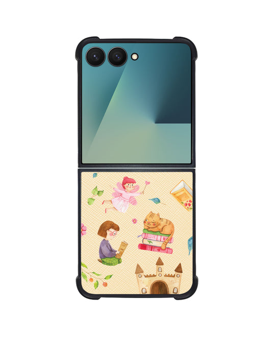 Android Flip / Fold Leather Grip - Fairy Cat