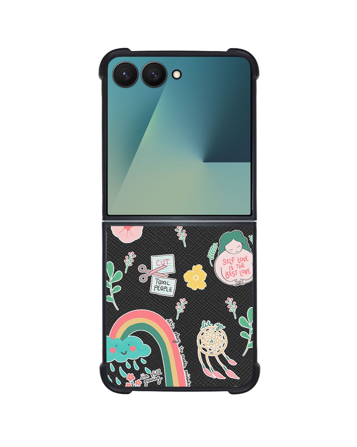 Android Flip / Fold Leather Grip - Self Love