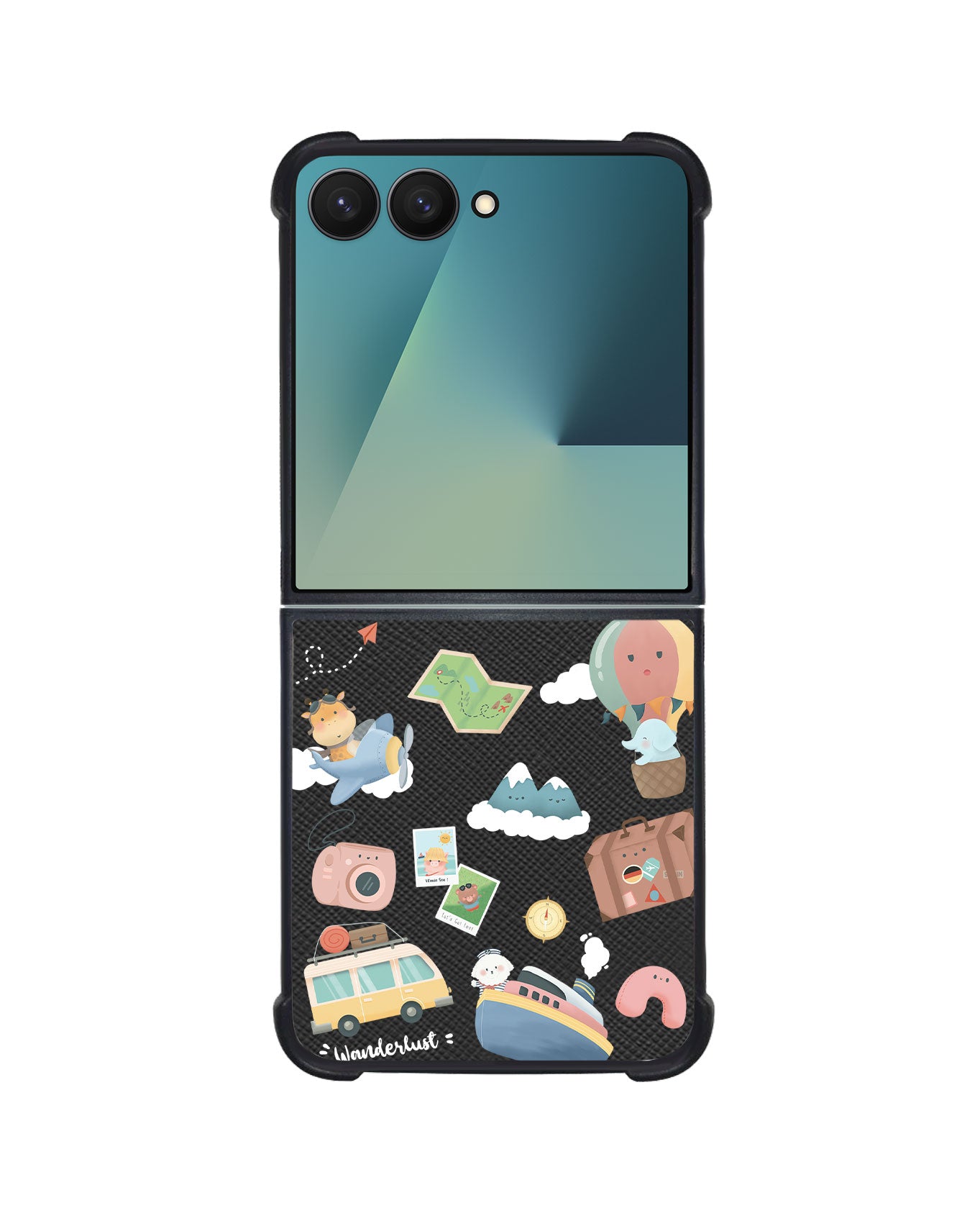 Android Flip / Fold Leather Grip - Travel