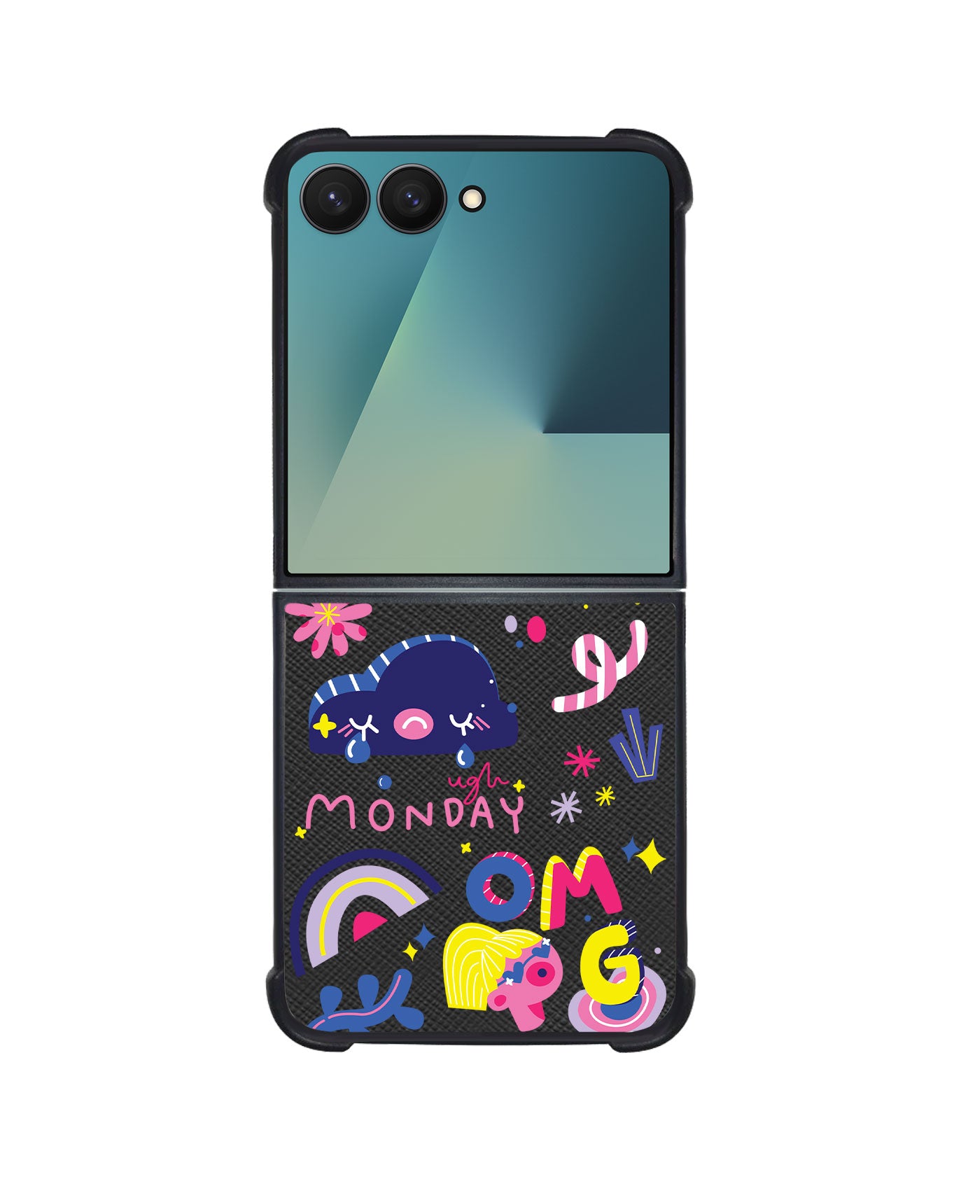 Android Flip / Fold Leather Grip - Monday my Day