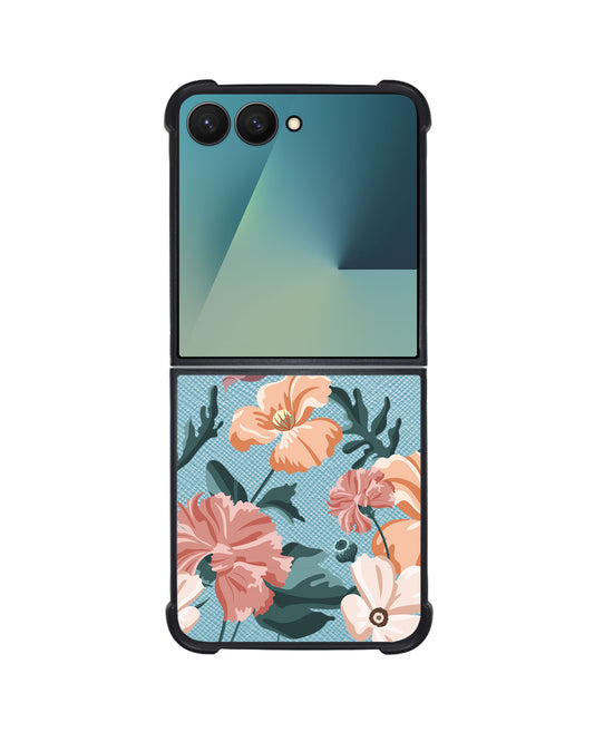 Android Flip / Fold Leather Grip - Botanical Garden 1.0