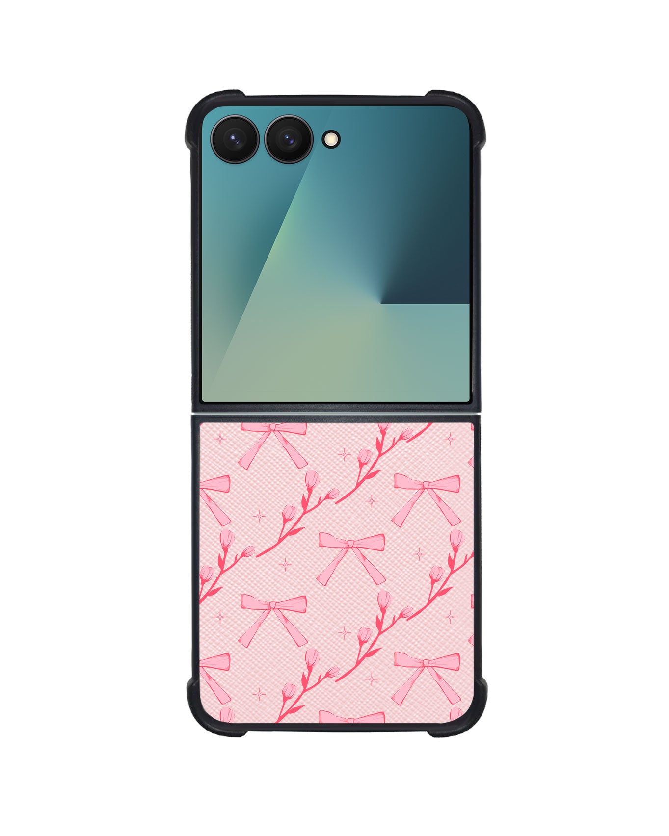 Android Flip / Fold Leather Grip - Coquette Floral
