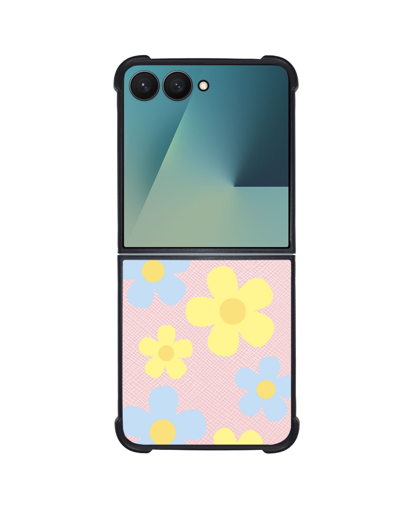 Android Flip / Fold Leather Grip - Daisy Skies