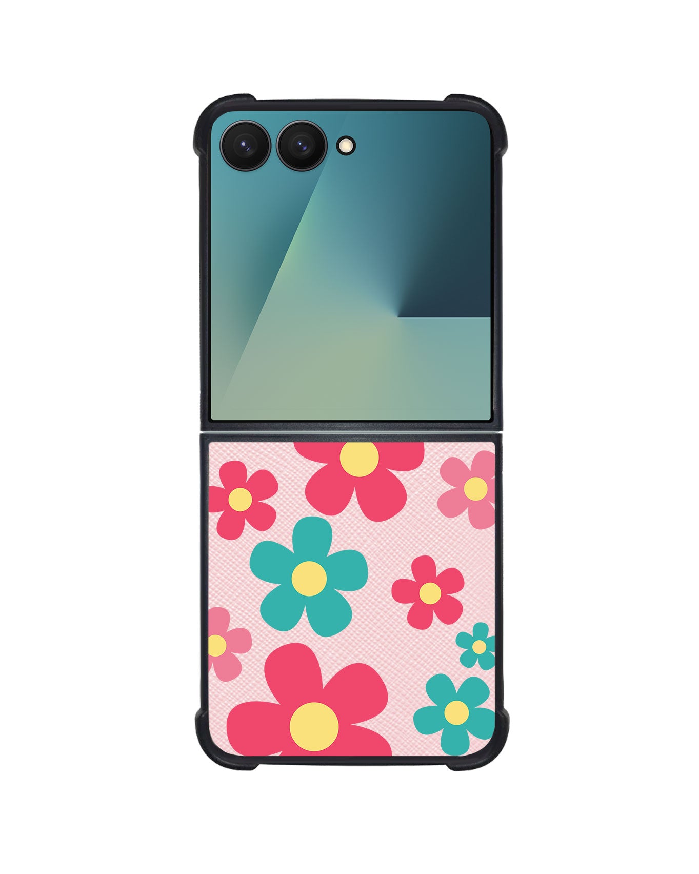 Android Flip / Fold Leather Grip - Daisy Delight 2.0