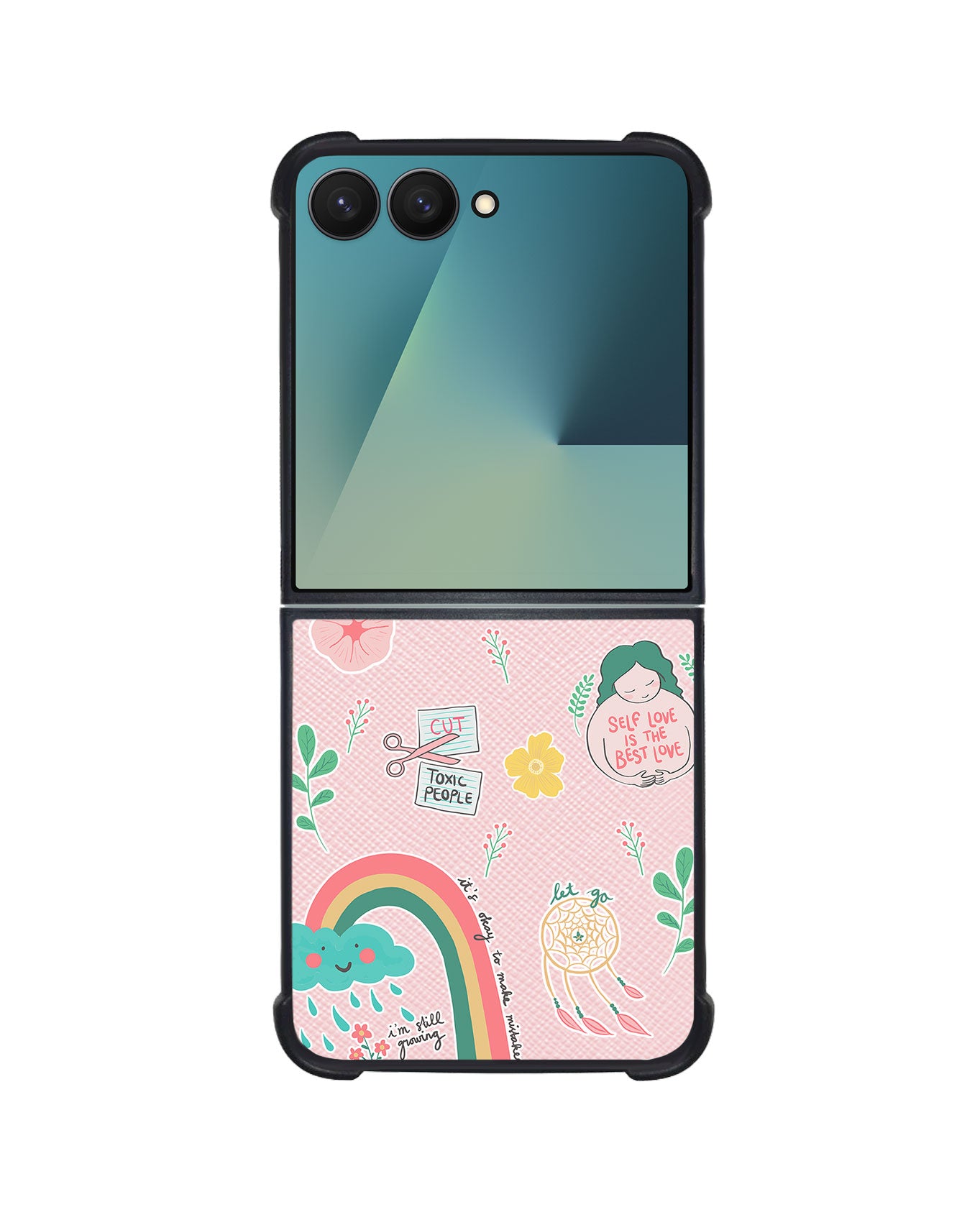 Android Flip / Fold Leather Grip - Self Love