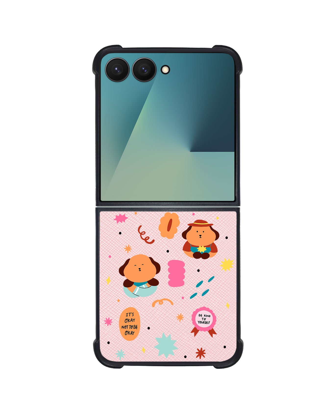 Android Flip / Fold Leather Grip - Selflove Garden