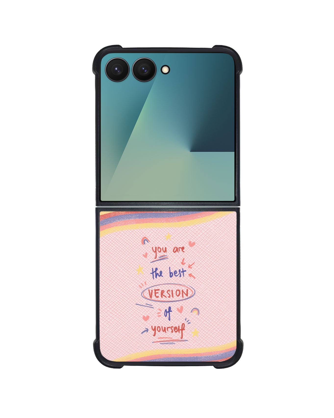 Android Flip / Fold Leather Grip - Love Yourself