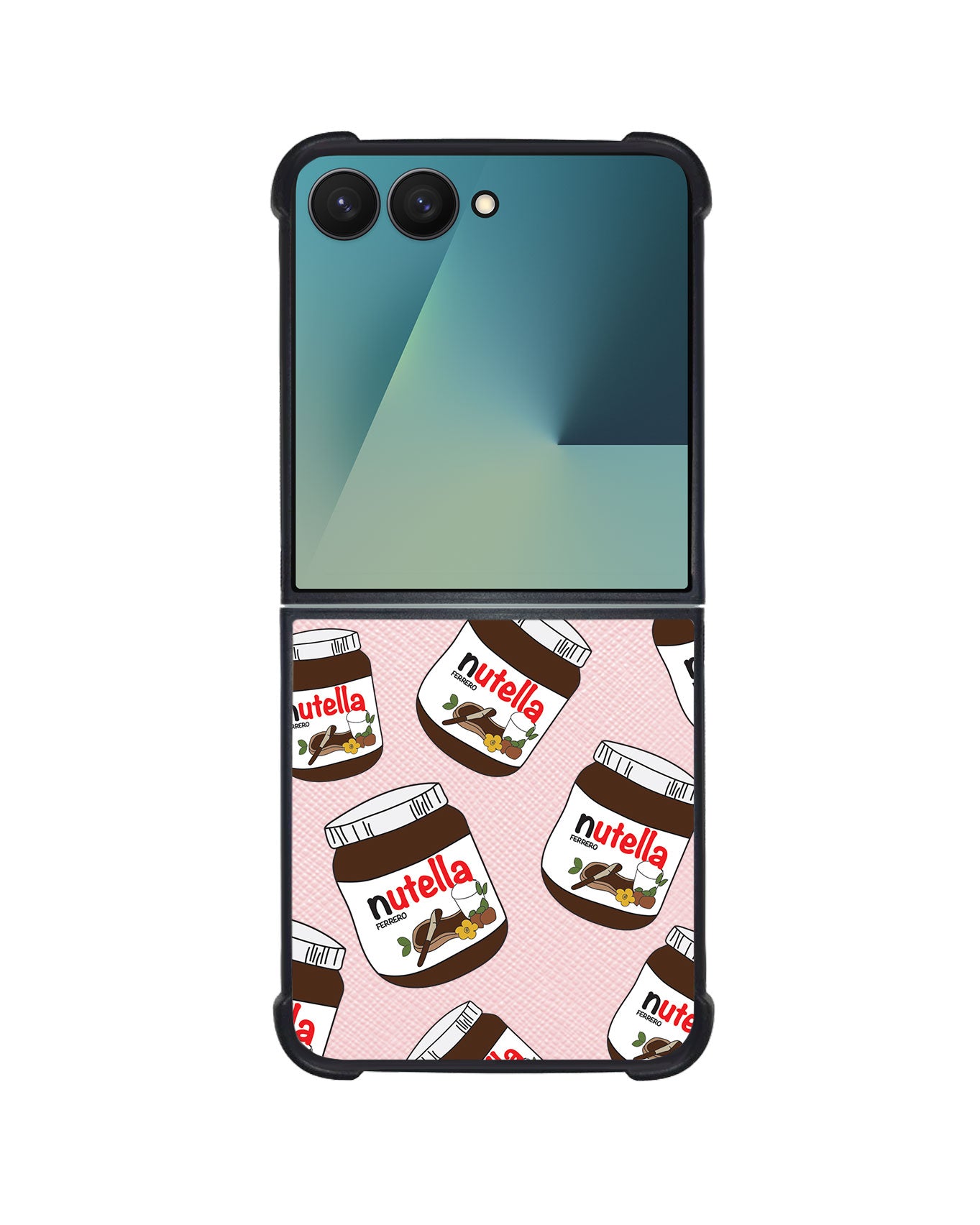 Android Flip / Fold Leather Grip - Nutella