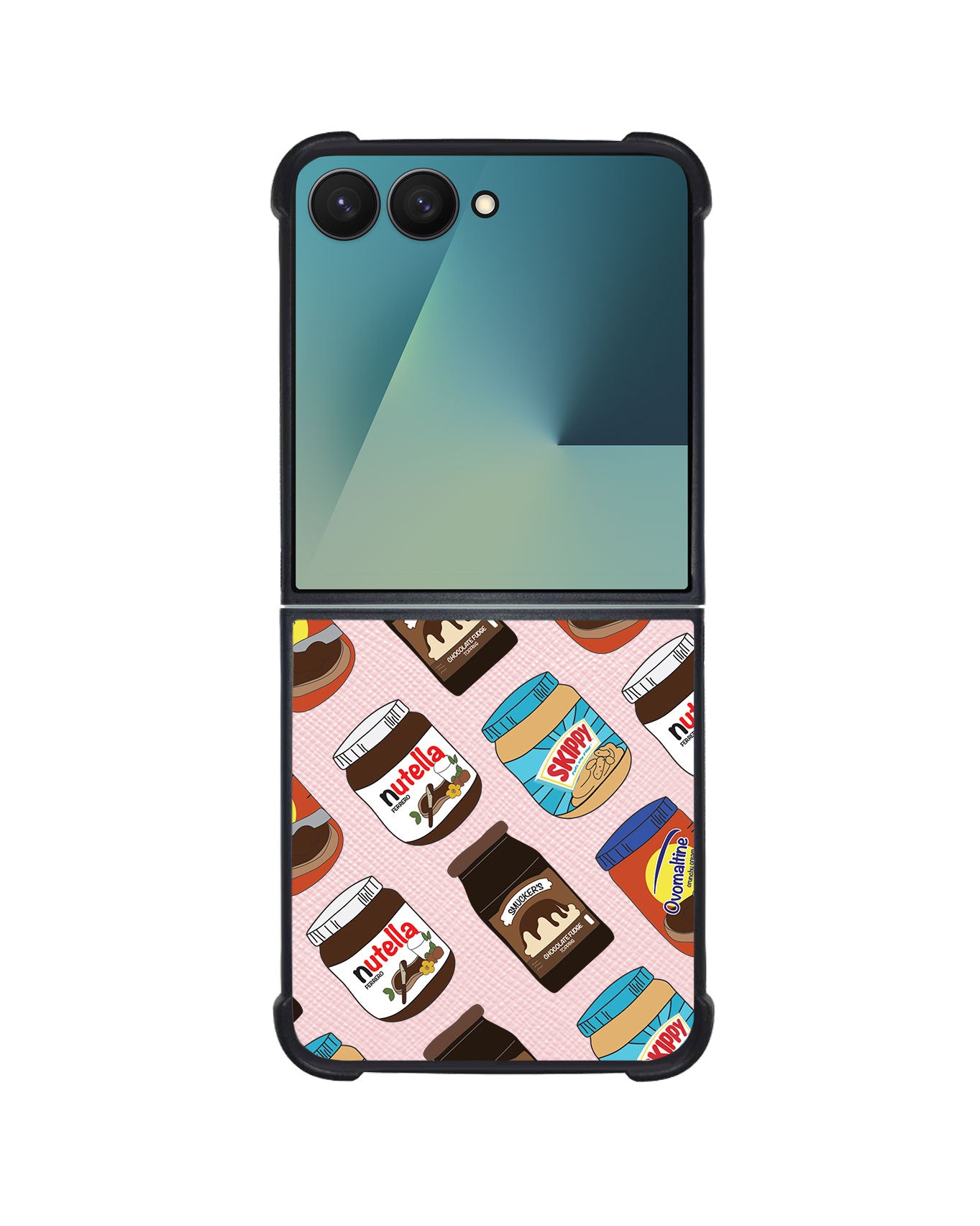 Android Flip / Fold Leather Grip - Choco Spread