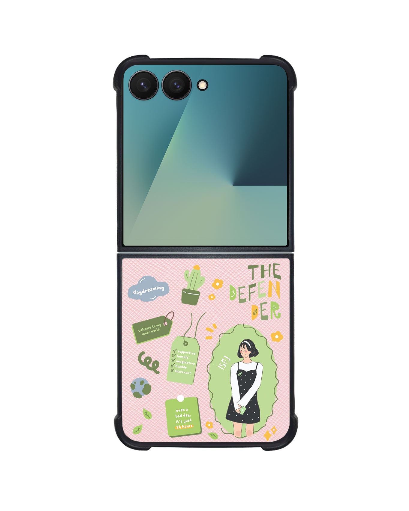 Android Flip / Fold Leather Grip - ISFJ