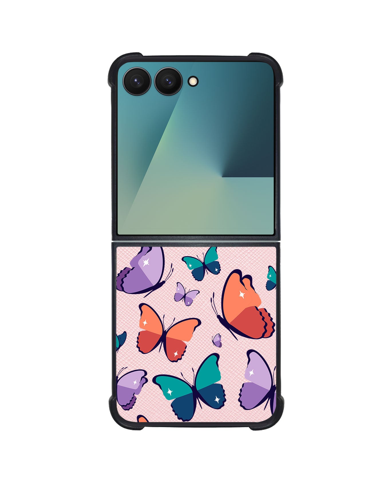 Android Flip / Fold Leather Grip - Butterfly