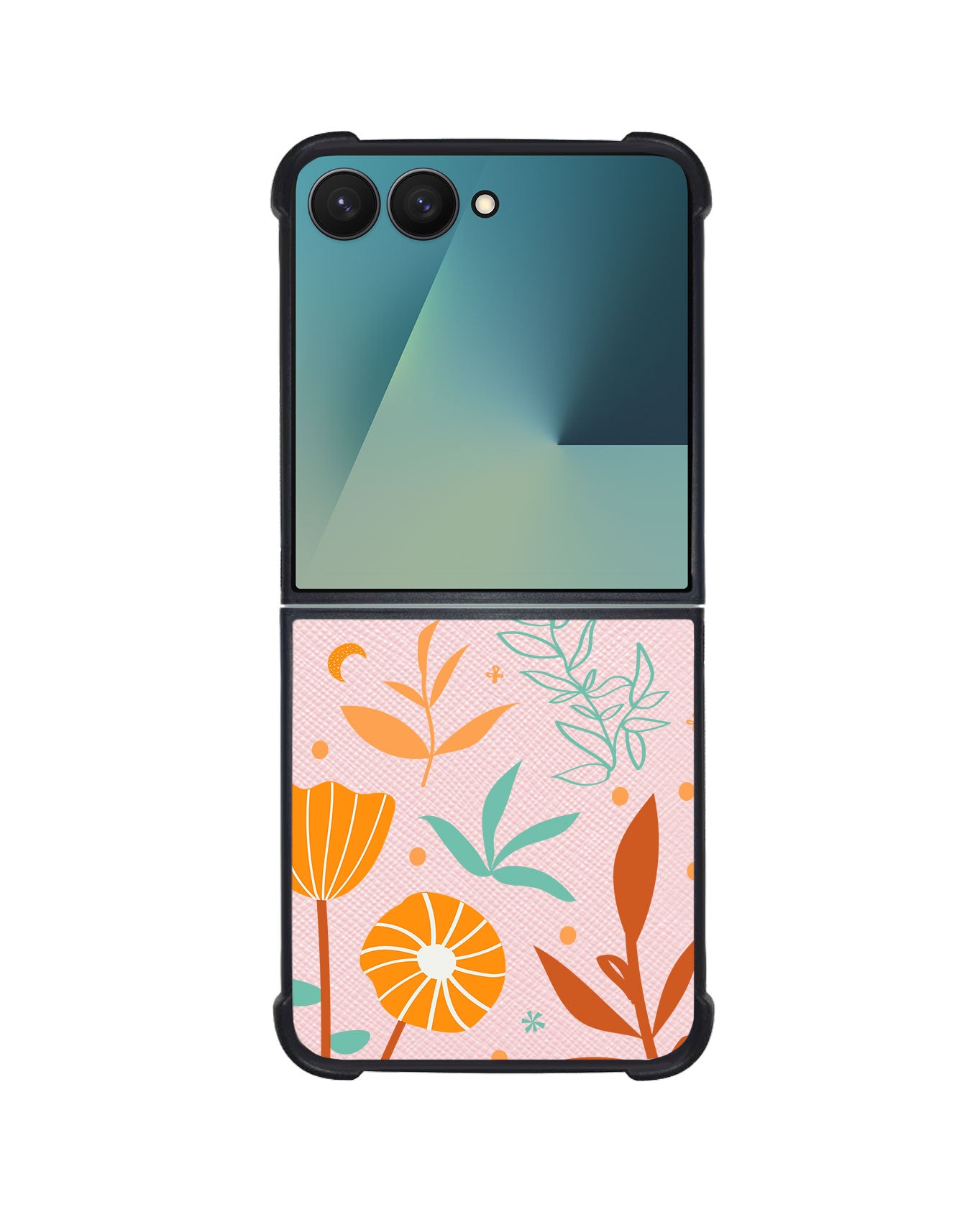 Android Flip / Fold Leather Grip - Autumn Botanical