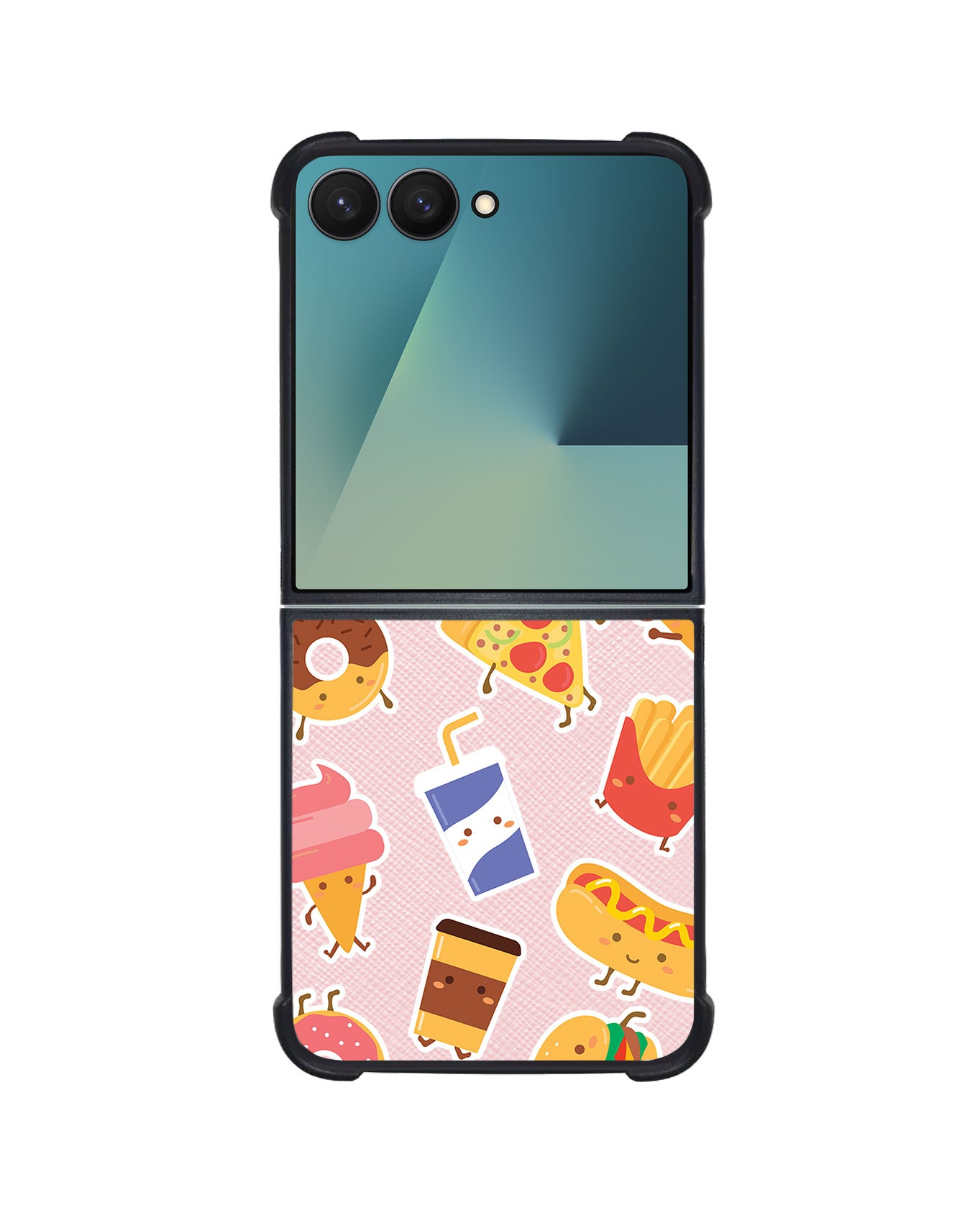 Android Flip / Fold Leather Grip - Fast Foodies