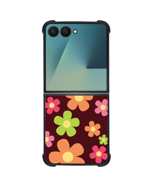 Android Flip / Fold Leather Grip - Daisy Sunshine 2.0