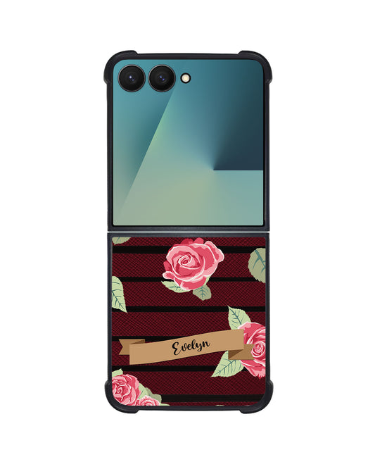Android Flip / Fold Leather Grip - Rose