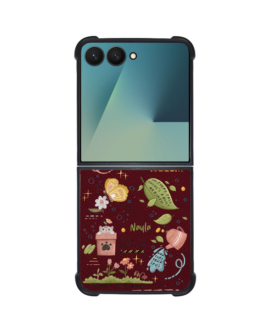 Android Flip / Fold Leather Grip - Growth