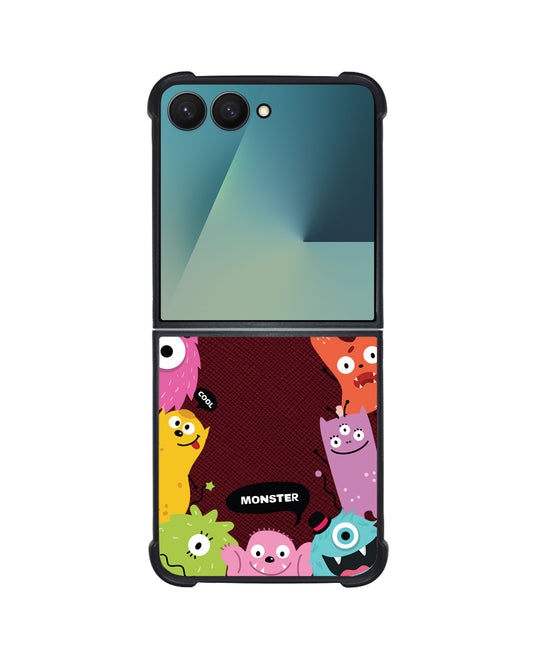 Android Flip / Fold Leather Grip - Little Monster