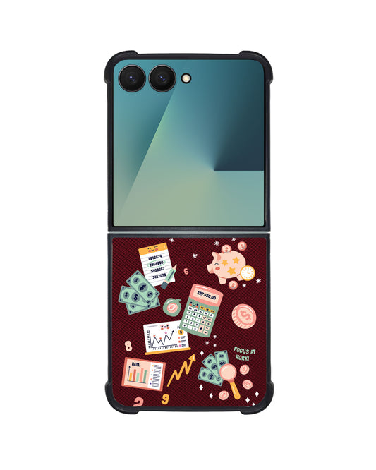 Android Flip / Fold Leather Grip - Finance