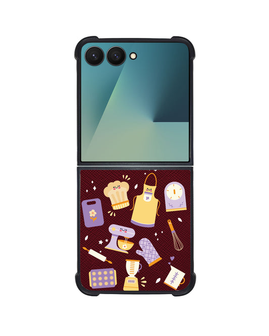 Android Flip / Fold Leather Grip - Chef or Baker
