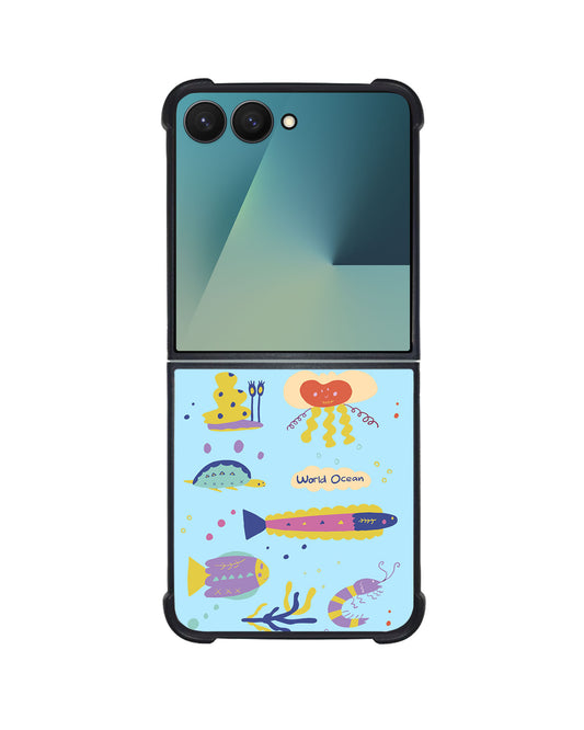 Android Flip / Fold Avant-Gloss Grip - Ocean World