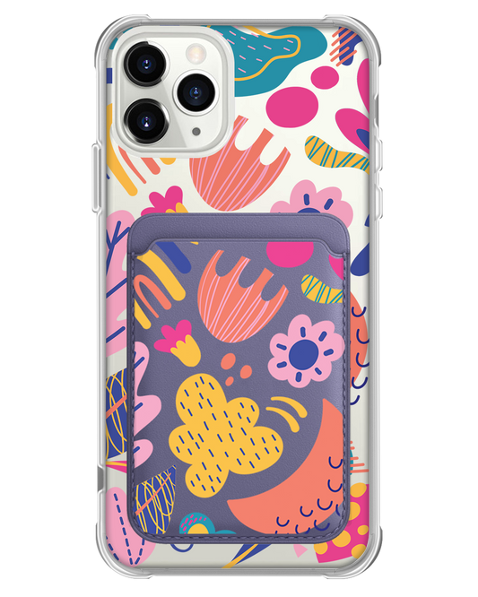 iPhone Magnetic Wallet Case - Florals