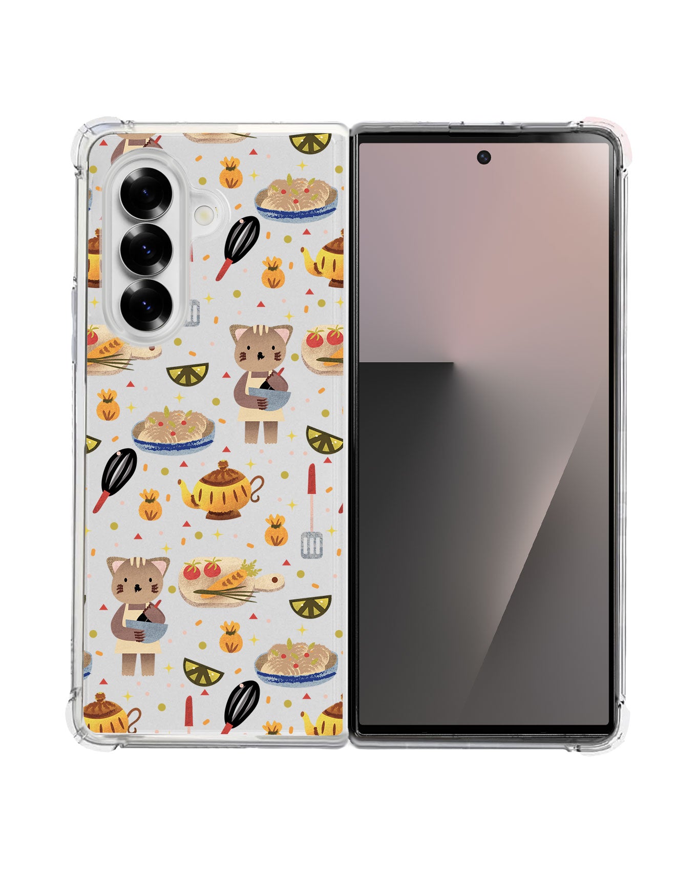 Android Flip / Fold Rearguard Hybrid - Cooking Cat