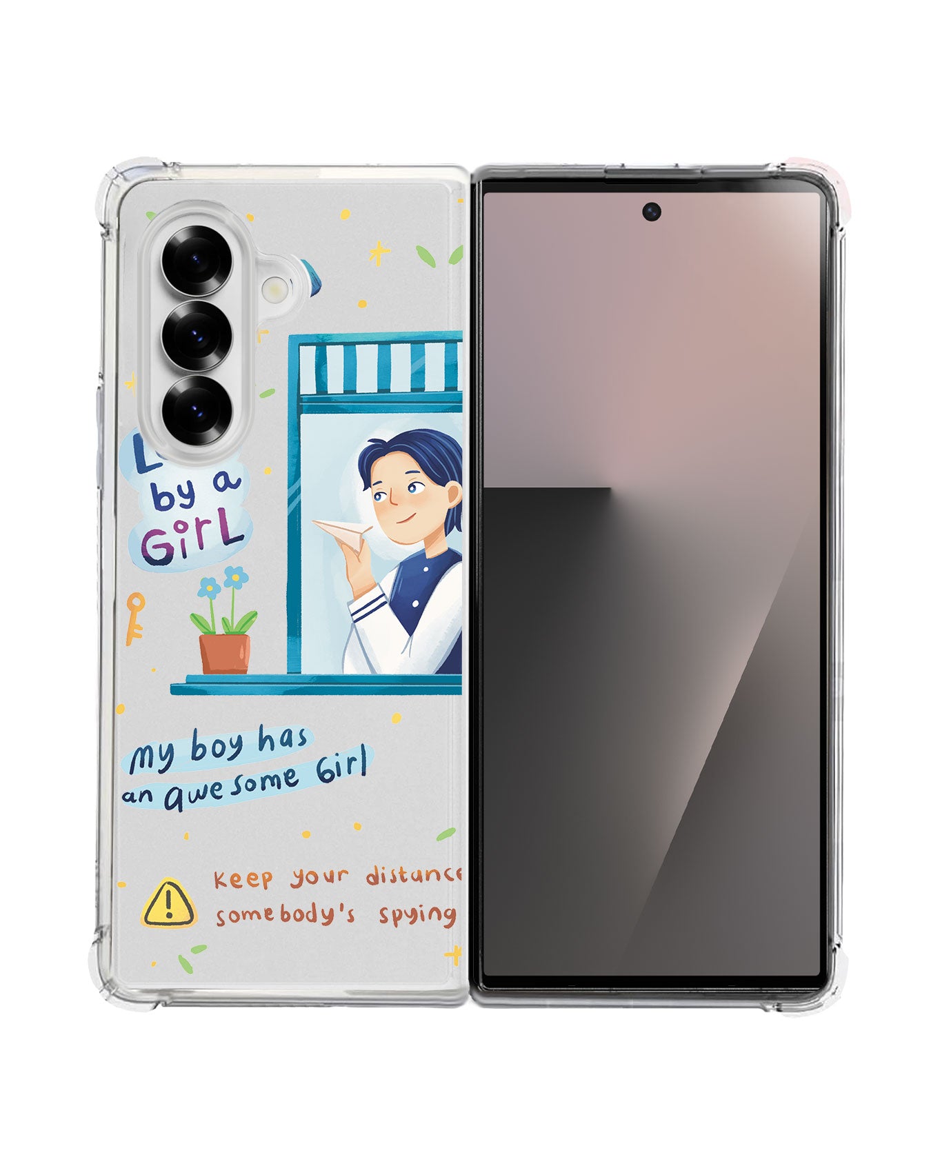 Android Flip / Fold Rearguard Hybrid - Crush Boy (Couple Case)