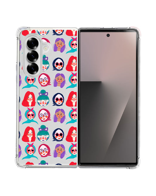 Android Flip / Fold Rearguard Hybrid - Cute Sweety Faces
