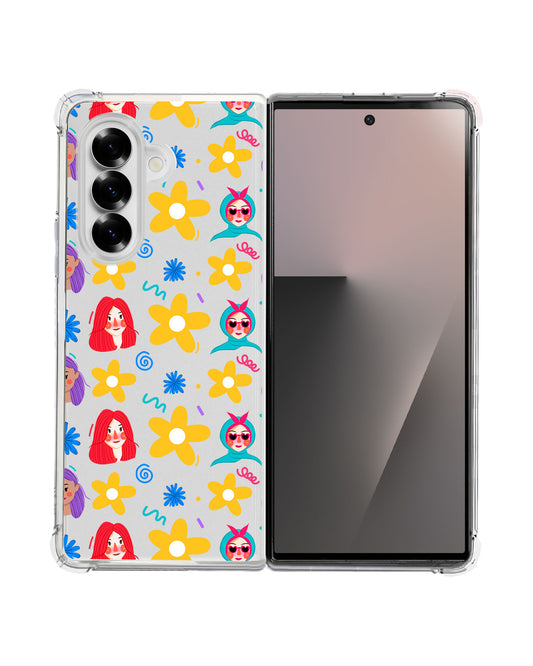 Android Flip / Fold Rearguard Hybrid - Daisy Faces