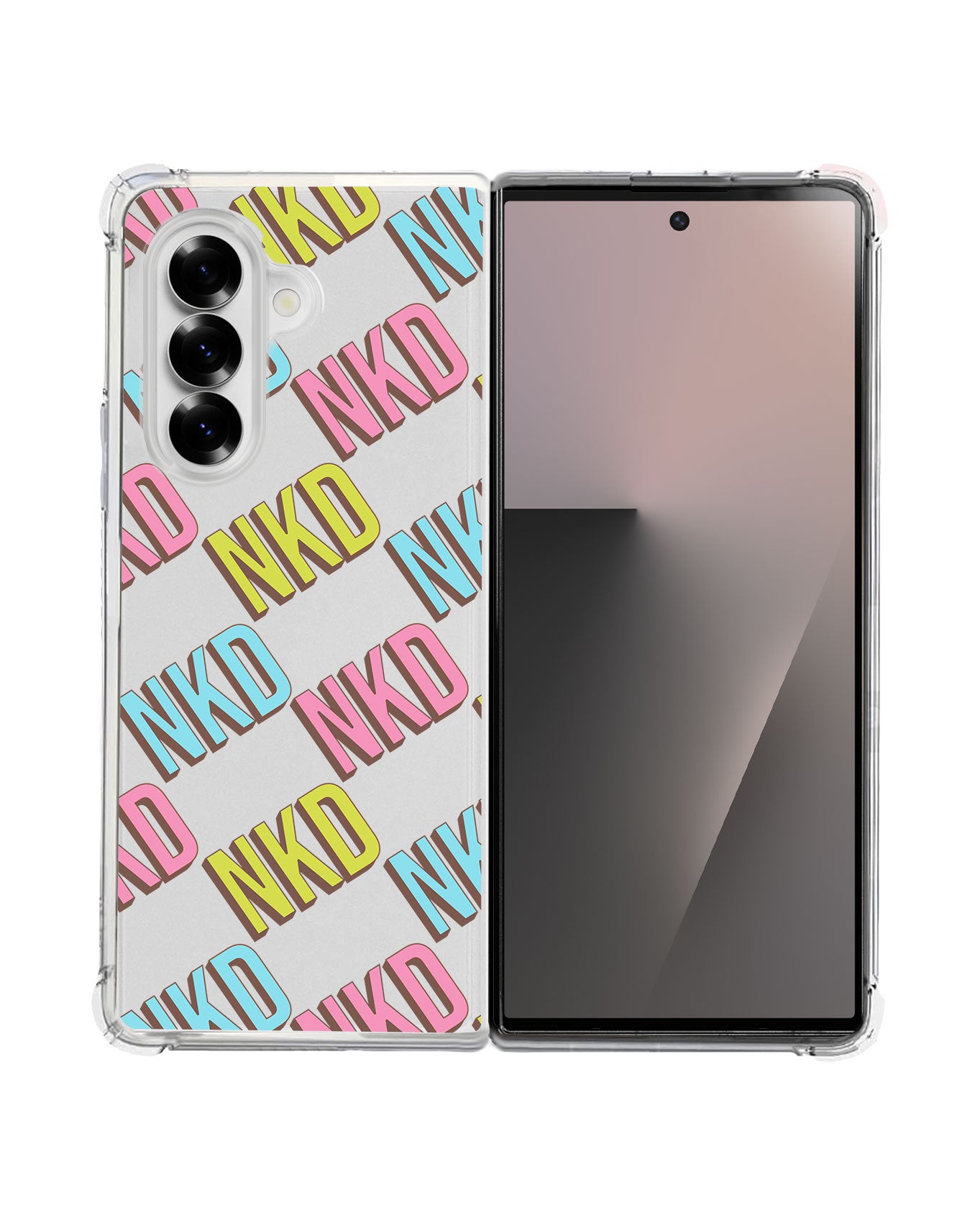 Android Flip / Fold Rearguard Hybrid - Diagonal Initial Monogram 3.0