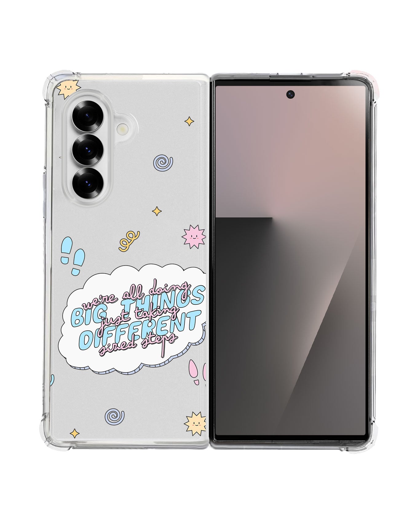 Android Flip / Fold Rearguard Hybrid - Different Steps